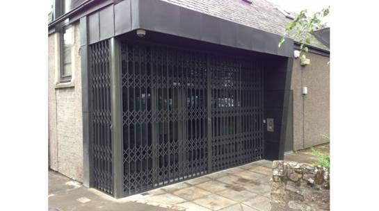 Closed Security Grilles at commercial